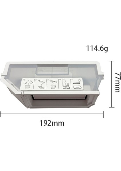2 Adet Elektrikli Süpürge Toz Kutusu Kobos Diobao N20 Pro/aile Konteyner Yedek Parçaları ile Uyumlu (Yurt Dışından) modelleri