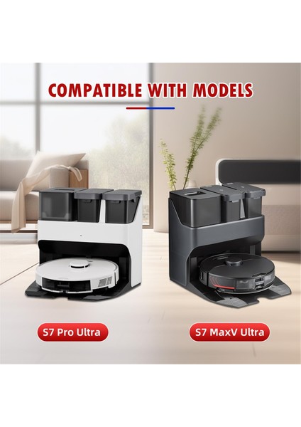 S7 Maxv Ultra Pro Robot Süpürge Için Aksesuar Seti, Ana Fırça, Filtreler, Paspas Pedleri (Yurt Dışından)
