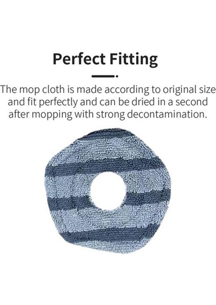 X10 Pro Için 9 Adet Yedek Yıkanabilir Paspas Bezi Paspas Pedleri (Yurt Dışından) fırsatları