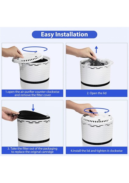 -H132-RF 3'ü 1 Arada Filtre Için 3 Adet Filtre Yedek Filtreleri (Yurt Dışından)