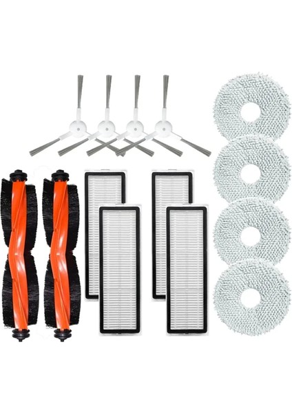 Omni 2 C102CN / B101CN B116CN X10+ Plus Parça Aksesuarları Ana Yan Fırça Hepa Filtre Paspas Bezi (Yurt Dışından)