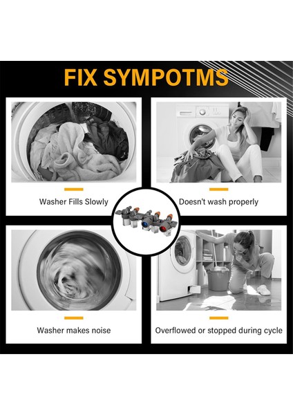 AJU73213301 WT1101CW Için Çamaşır Makinesi Su Giriş Vanası (Yurt Dışından)