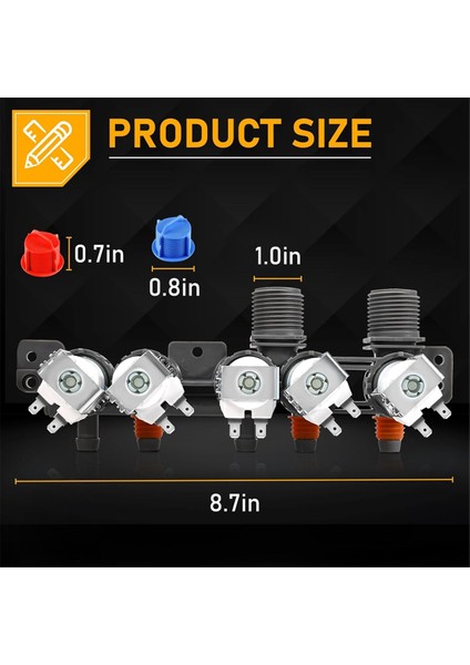 AJU73213301 WT1101CW Için Çamaşır Makinesi Su Giriş Vanası (Yurt Dışından) indirimleri