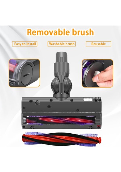 V7 V8 V10 V11 V15 Için Elektrikli Fırça, Zemin Nozulu Yedek Parçaları Anti (Yurt Dışından) indirimleri