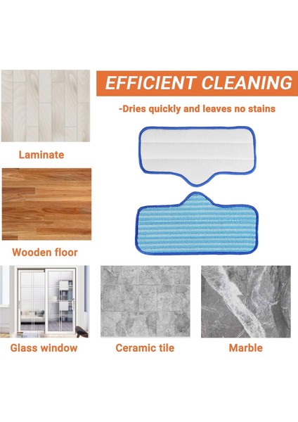 6 Adet Mikrofiber Paspas Pedleri Temiz Buharlı Temizleyici Için Tekrar Kullanılabilir (Yurt Dışından) indirimleri