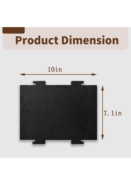 KMLS311HS Için 6'lı Paket Aktif Kömür Filtreleri (Yurt Dışından) modelleri