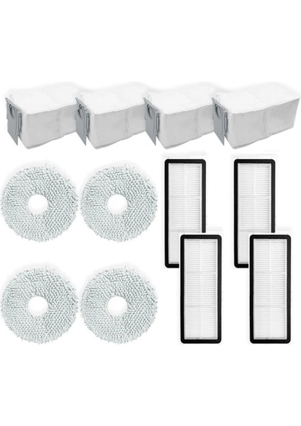 Qrevo Curv / P20 Pro Robot Süpürge Yedek Parçaları Hepa Filtre Paspas Bezi Toz Torbası Aksesuarları (Yurt Dışından)