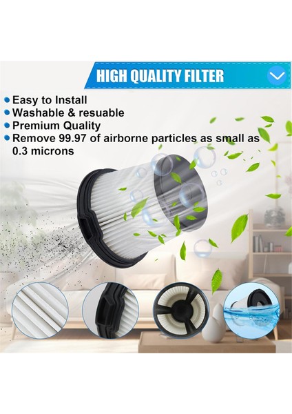 IW3511 Filtreler Detect Pro Kablosuz Çubuk IW1111 Elektrikli Süpürge Filtre Takımı Için Yedek (Yurt Dışından) modelleri