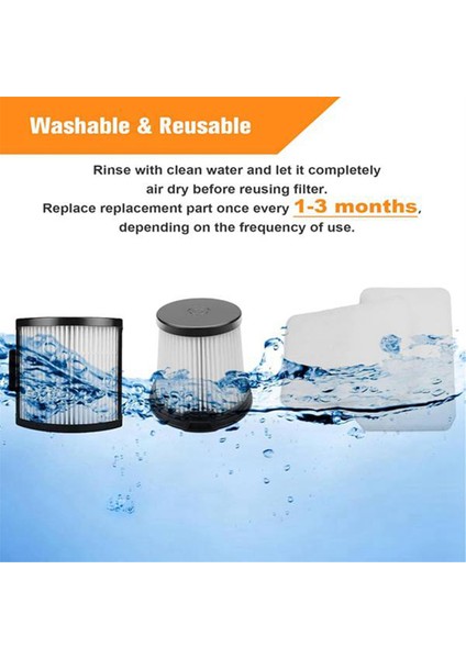 IW3511 Filtreler Detect Pro Kablosuz Çubuk IW1111 Elektrikli Süpürge Filtre Takımı Için Yedek (Yurt Dışından) fırsatları