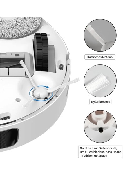 L10S / L10 Ultra Prime Robot Süpürge Ana Yan Fırça Hepa Filtre Paspas Bezi Toz Torbaları Aksesuarları (Yurt Dışından) modelleri