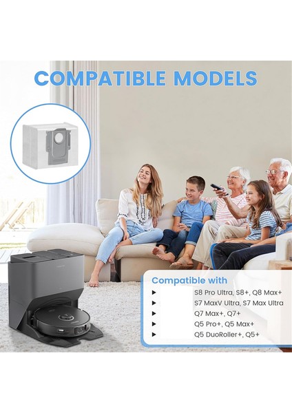 20 Paket Toz Torbası S7 Maxv Ultra, S7 Max Ultra, Q5+, Q5 Pro+, + Max+, Q8 S8+, S8 Pro Ultra ile Uyumlu (Yurt Dışından) indirimleri