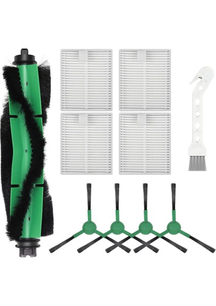 Y0110 Y0140 Y01420 Q0120 Q011 Serisi Robot Süpürge Için Uyumlu 10 Adet Yedek Aksesuar Parçaları (Yurt Dışından)