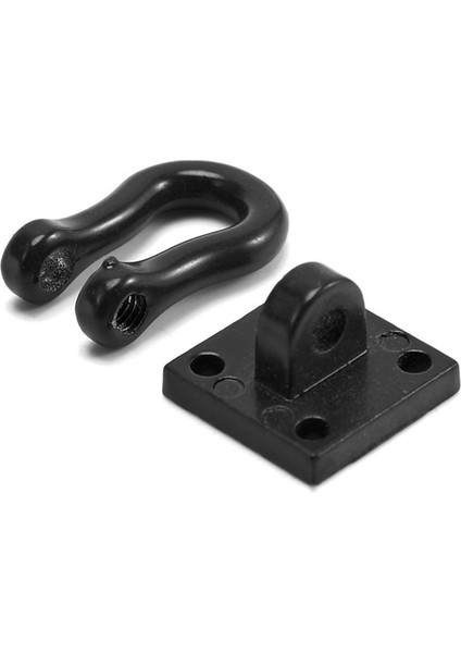 4 Adet Metal Römork Çekme Tokası Çekme Kancaları Kelepçeler 1/10 Rc Paletli Araba Trx4 Eksenel SCX10 D90 (Yurt Dışından)