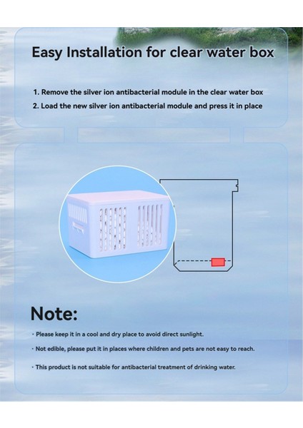 Qrevo Curve /P20 PRO/G20S Ultra Vakumlu Su Tankı Yavaş Salınımlı 2 Adet Için Gümüş Iyon Modülü (Yurt Dışından) fiyatları