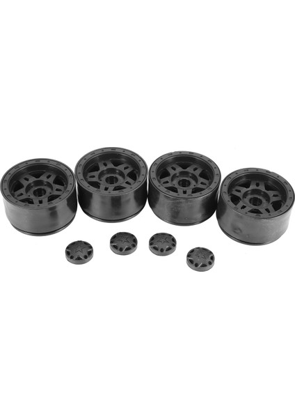 4 Adet Plastik Beadlock 2.2 Tekerlek Göbeği Jantları 1/10 Rc Paletli Araba Eksenel SCX10 Wraith Capra RR10 Trx4 D90 (Yurt Dışından)