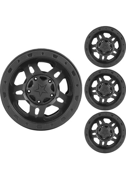 4 Adet Plastik Beadlock 2.2 Tekerlek Göbeği Jantları 1/10 Rc Paletli Araba Eksenel SCX10 Wraith Capra RR10 Trx4 D90 (Yurt Dışından)