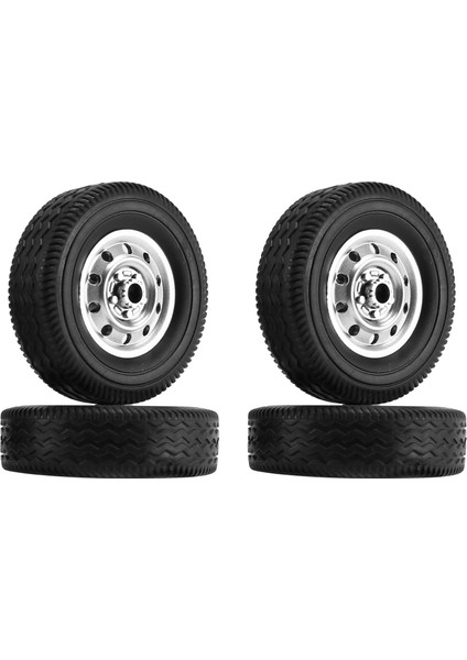 4 Adet Tekerlek Lastiği Lastik D12 1/10 Rc Kamyon Araba Dıy Yükseltme Yedek Parça Aksesuarları (Yurt Dışından)