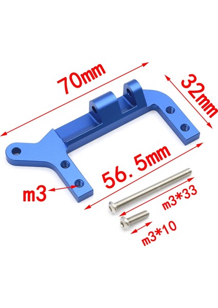 Rc Araba Yükseltme Alüminyum Aks Servo Montaj Standı 1/10 Crawler Trx4 -4 Parçalar Mavi (Yurt Dışından)