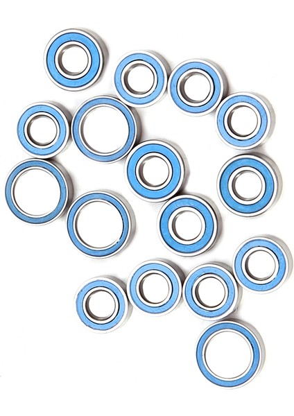 16 Adet Kauçuk Sızdırmaz Bilyalı Rulman Takımı TT02 Tt-02 TT02D TT-02D 1/10 Rc Araba Yükseltmeleri Parçaları Aksesuarları (Yurt Dışından)