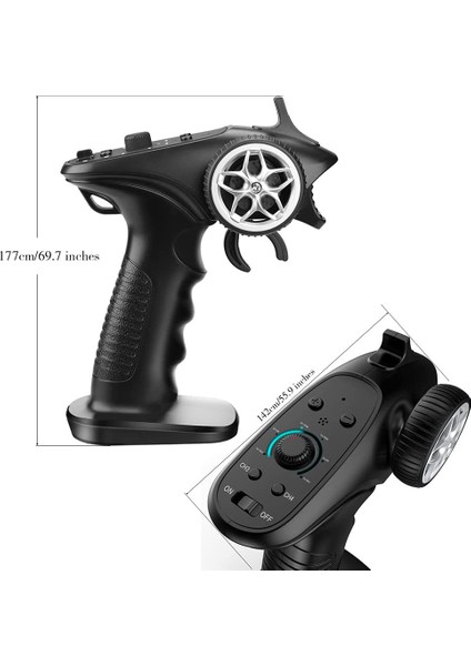 Ga-4h-Tx Tx4 2.4ghz 4ch Radyo Sistemi Verici Kontrol Cihazı Uzaktan Kumanda Alıcılı Rc Araba Tekne Tank Tırmanıcı Için (Yurt Dışından)