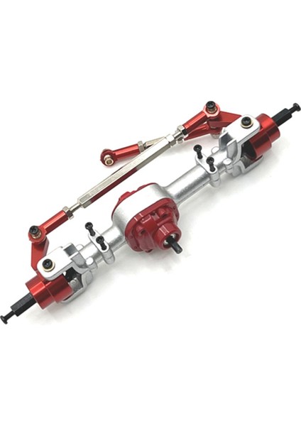Mnmodel 1/12 MN82 LC79 MN78 Uzaktan Kumandalı Araba Parçaları Metal Yükseltme Kırmızı Için Ön ve Arka Aks Takımı (Yurt Dışından)