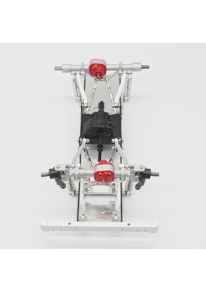 Metal Şasi Çekme Çubukları Servo Sabit Montaj Braketi Mn D90 D91 MN99S 1/12 Rc Araba Yükseltme Parçaları, Gümüş (Yurt Dışından)
