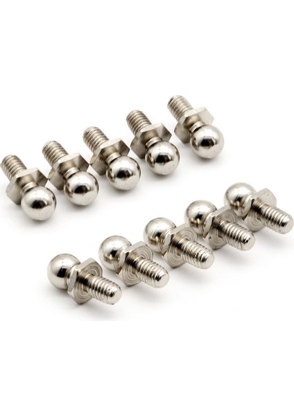 10 Adet Metal Direksiyon Bilyalı Vida 7265 -10 DBX10 10421-S 9102 1/10 Rc Araba Yedek Parça Aksesuarları (Yurt Dışından)