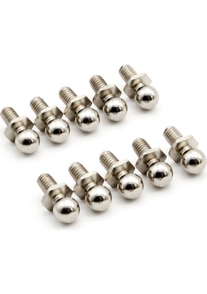 10 Adet Metal Direksiyon Bilyalı Vida 7265 -10 DBX10 10421-S 9102 1/10 Rc Araba Yedek Parça Aksesuarları (Yurt Dışından)