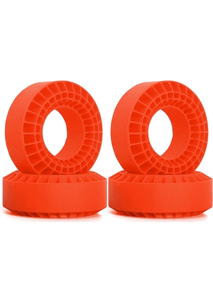 4 Adet 1.9in Silikon Kauçuk Lastik Tekerlek Ekleme Köpüğü 1/10 Rc Paletli Araba Trx4 Eksenel SCX10 Pro/capra /gen8/ Kırmızı (Yurt Dışından)