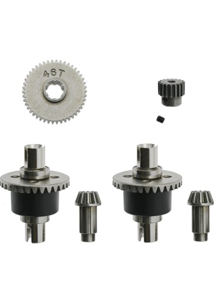 Scy 16101 16102 16103 16201 Pro 1/16 Fırçasız Rc Araba Yükseltmeleri Parçaları Aksesuarları Için Metal Diferansiyel ve Dişli Seti (Yurt Dışından)