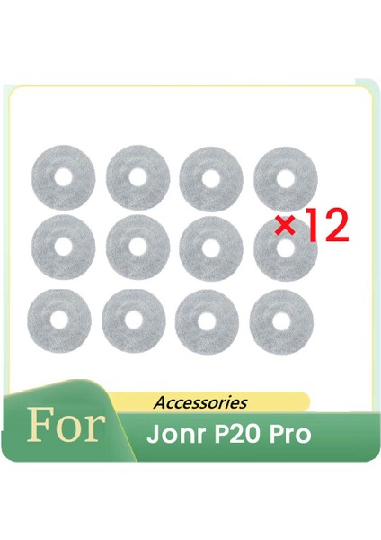 P20 Pro Robot Süpürge Parçaları Değişimi Için 12 Adet Temizleme Bezi (Yurt Dışından)