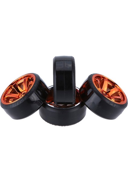 4 Adet Drift Araba Lastiği Jant Sert Lastik 1/10 Drift Rc Beyaz (Yurt Dışından)