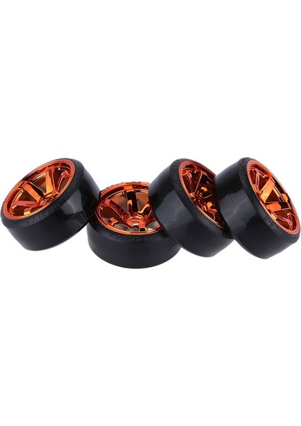 4 Adet Drift Araba Lastiği Jant Sert Lastik 1/10 Drift Rc Beyaz (Yurt Dışından)