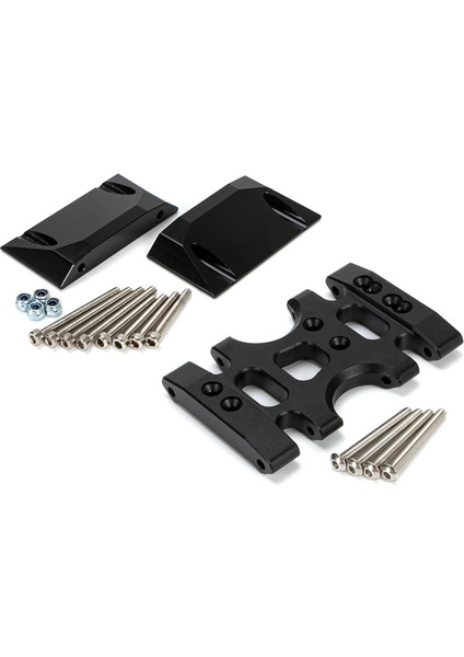 Lcg Metal Kaydırma Plakası ve Yan Pedal Kaya Kaydırıcısı 1/10 Rc Paletli Araba Eksenel SCX10 Şasinin Alt Ortası (Yurt Dışından)