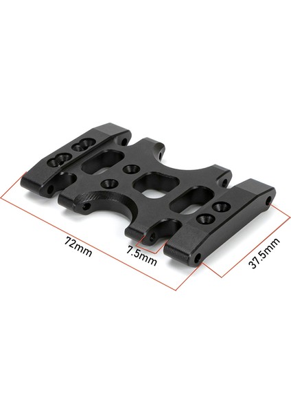 Lcg Metal Kaydırma Plakası ve Yan Pedal Kaya Kaydırıcısı 1/10 Rc Paletli Araba Eksenel SCX10 Şasinin Alt Ortası (Yurt Dışından)