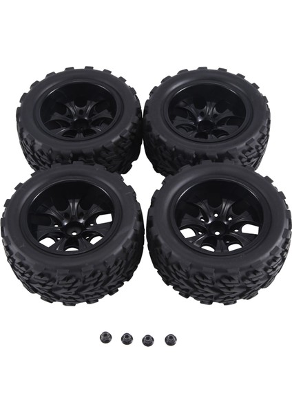 12MM Hex 1/10 Rc Kamyon Tekerlekleri ve Lastikleri 2WD Vxl Redcat Için, A (Yurt Dışından)
