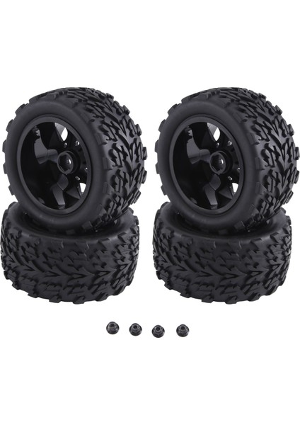 12MM Hex 1/10 Rc Kamyon Tekerlekleri ve Lastikleri 2WD Vxl Redcat Için, A (Yurt Dışından)