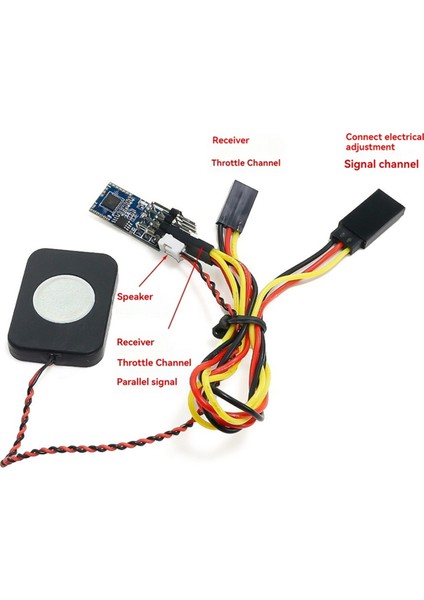 5V Mini Rc Motor Ses USB Ünitesi Q64 Q65 Kiti 1/24 1/28 1/35 Araba Parçaları Sürümü (Yurt Dışından)