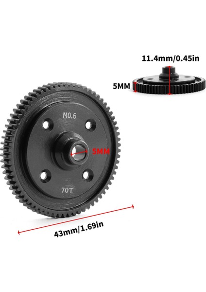 Rc Araba Yükseltme Yüksek Hızlı Merkezi Diferansiyel Muhafaza Dişlisi XV02 M0.6 70T 22050 Parçaları (Yurt Dışından) modelleri