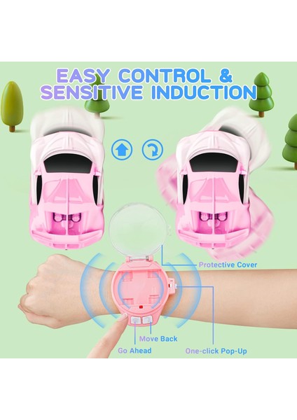2023 Yeni Mini Uzaktan Kumandalı Araba Izle Oyuncaklar, 2.4 Ghz Karikatür Rc Saat Yarış Arabası, USB Şarjlı Uzaktan Kumanda Araba, Tiktok Izle Araba Erkek Kız Doğum Günü Hediyesi I (Yurt Dışından) modelleri