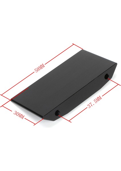 Lcg Metal Kaydırma Plakası ve Yan Pedal Kaya Kaydırıcısı 1/10 Rc Paletli Araba Eksenel SCX10 Şasinin Alt Ortası (Yurt Dışından)