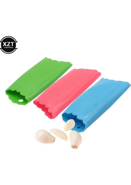 Mavi Sarımsak Striptizci Sarımsak Soyucu Soyma Sarımsak Araçları Silikon Sarımsak Presi Soyucu Kolay Kullanışlı Mutfak Toksik Olmayan Güvenlik Gadget (Yurt Dışından)