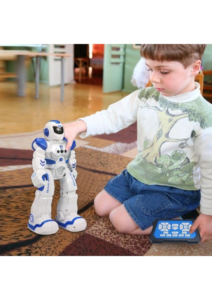 Çocuklar Için Uzaktan Kumandalı Robot, Kızılötesi Denetleyici Oyuncaklarla Akıllı Programlanabilir Robot, Dans, Şarkı Söyleme, Ay Yürüyüşü ve LED Gözler, Hareket Algılama (Yurt Dışından)