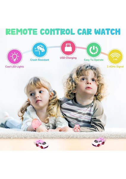 2023 Yeni Mini Saat Çocuklar Için Uzaktan Kumandalı Araba Oyuncak, 2.4 Ghz 50M Uzun Mesafe Araba Oyuncakları Saatler, Yarış Arabaları Izle Oyuncak, Erkekler ve Kızlar Için USB Şarj (Yurt Dışından) fiyatları
