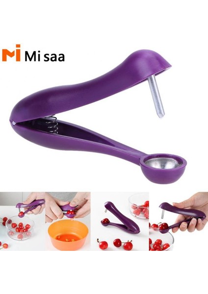 Mor Kiraz Meyve Zeytin Çekirdeği Kaldırma Aracı Kolay Meyve Çekirdeği Tohum Sökücü Kiraz Araçları Mutfak Alet Aksesuarları Meyve Sebze Aracı (Yurt Dışından) modelleri