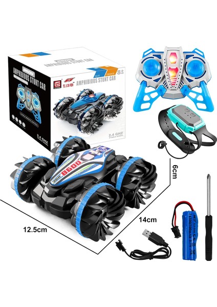 Çocuklar Için Amfibi Rc Araba - 2.4 Ghz Uzaktan Kumandalı Tekne Oyuncakları Erkekler Için Su Geçirmez Rc Canavar Kamyon Plaj Oyuncakları Araba Açık Havuz Su Oyuncak Çocuklar Için (Yurt Dışından)