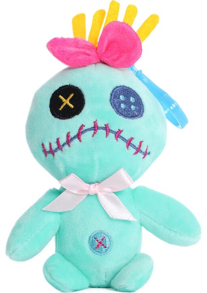 Scrplush Oyuncak Peluş Oyuncak Kolye Karikatür Lilo ve Stitch Yumuşak Peluş Kawaii Yeşil (Yurt Dışından)