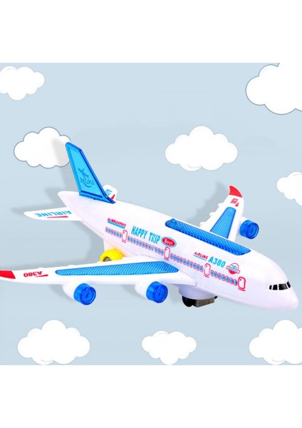 Uçak Oyuncakları Uygulamalı Enerji Tasarruflu Çocuk Oyuncakları 360 Dönüş Elektrikli A380 Mobil Flaş (Yurt Dışından) modelleri