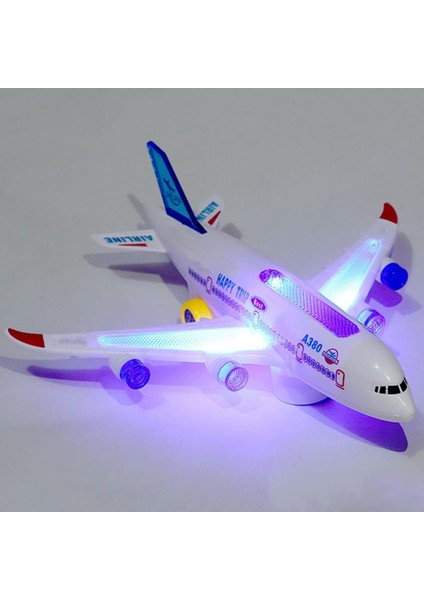 Uçak Oyuncakları Uygulamalı Enerji Tasarruflu Çocuk Oyuncakları 360 Dönüş Elektrikli A380 Mobil Flaş (Yurt Dışından) indirimleri