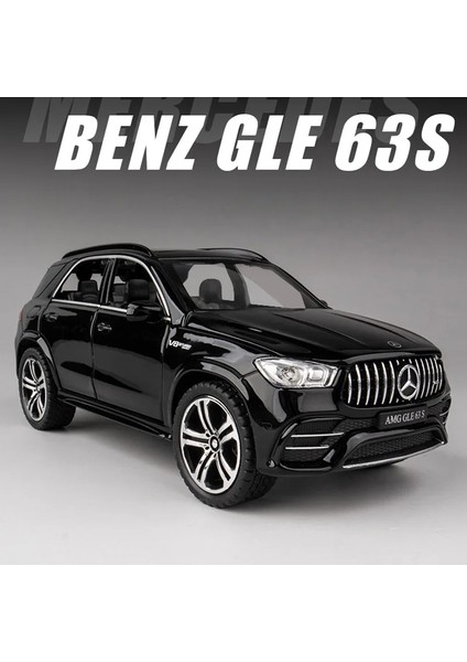 1:32 Mercedes-Benz GLE63S Arazi Aracı Modeli Ses ve Işık Toplu Metal Oyuncak (Yurt Dışından) modelleri